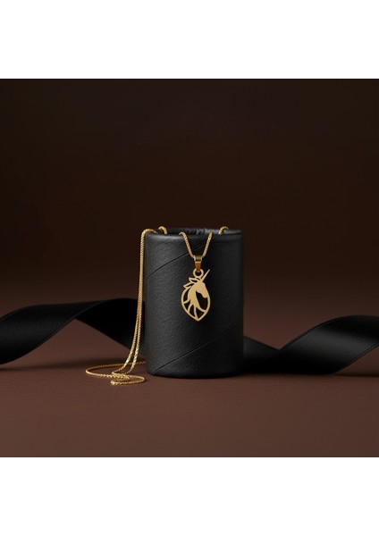 14 Ayar Altın Kolye Ucu Tek Boynuzlu At GM2543 0.5 gr modelleri