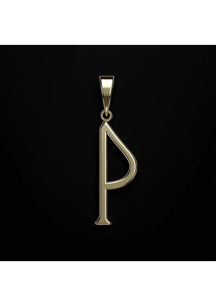 14 Ayar Altın Kolye Ucu Harf P GM2944 1 gr fırsatları