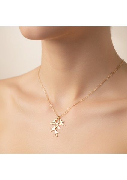 14 Ayar Altın Kolye Ucu kuş GM143 1 gr