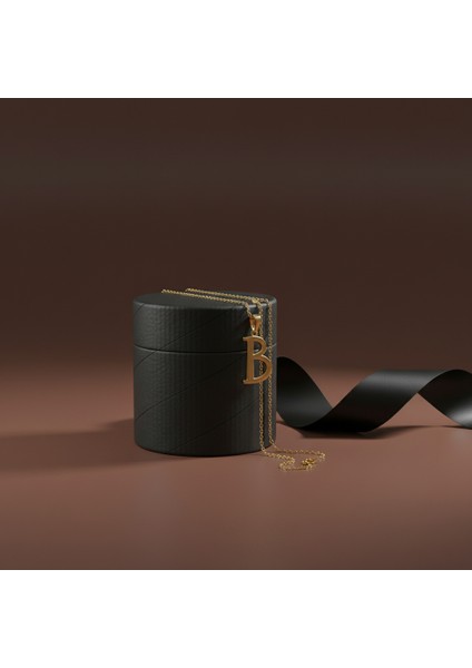 14 Ayar Altın Kolye Ucu Harf B GM2719 0.5 gr modelleri