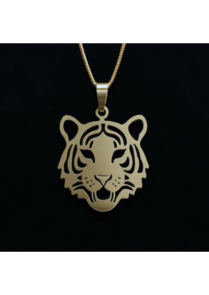 14 Ayar Altın Kolye Ucu Kaplan GM2067 1 gr fırsatları