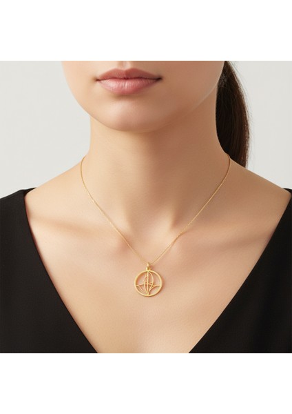 14 Ayar Altın Kolye Ucu kedi GM521 1 gr