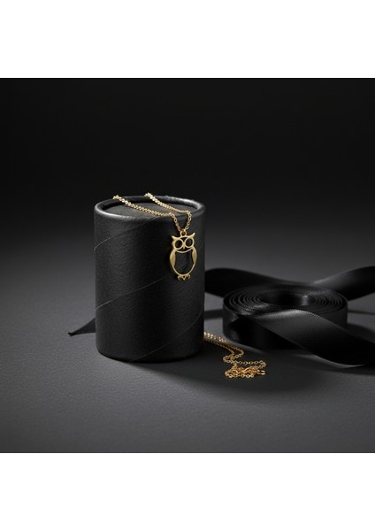 14 Ayar Altın Kolye Ucu baykuş GM319 1 gr modelleri