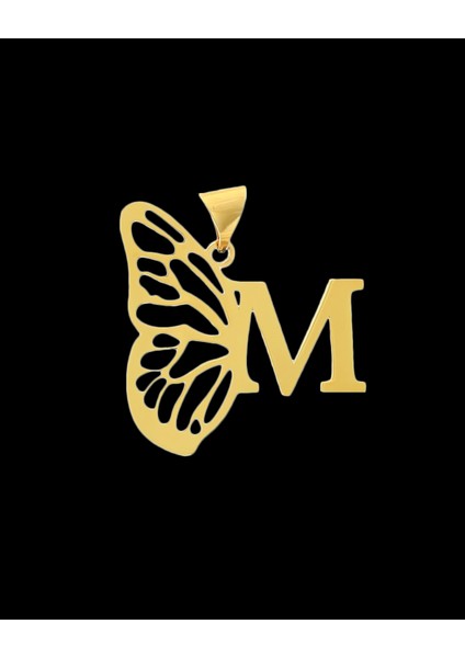 8 Ayar Altın Kolye Ucu Harf M GM2583 0.5 gr fırsatları