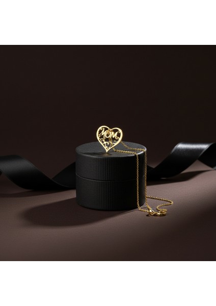 14 Ayar Altın Kolye Ucu anne GM508 1 gr modelleri