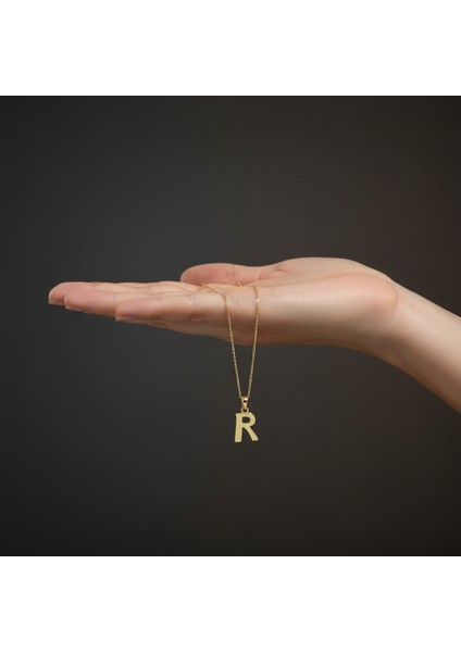 14 Ayar Altın Kolye Ucu "R"harfi GM728 1 gr fiyatları