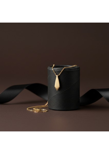 14 Ayar Altın Kolye Ucu kravat GM140 1 gr modelleri