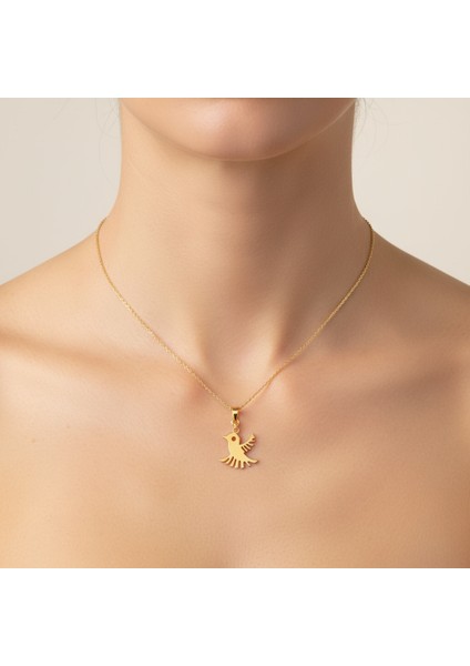 14 Ayar Altın Kolye Ucu Kuş GM1622 1 gr