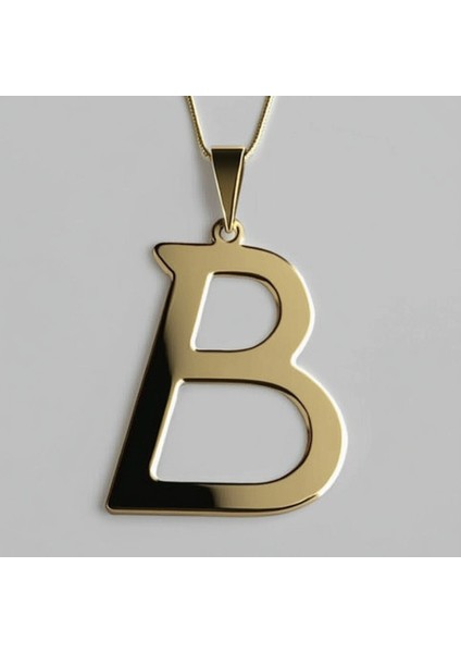 8 Ayar Altın Kolye Ucu Harf B GM2698 1 gr fırsatları