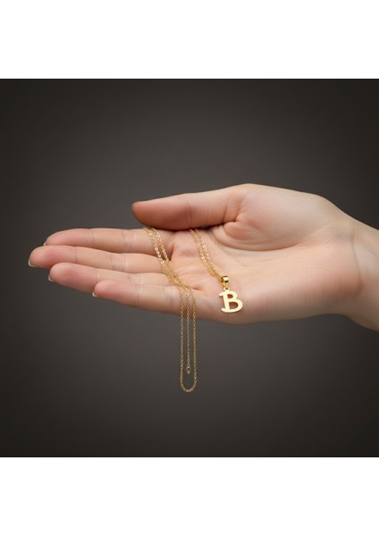 8 Ayar Altın Kolye Ucu Harf B GM2689 1 gr fiyatları