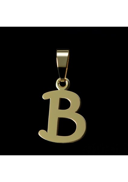 8 Ayar Altın Kolye Ucu Harf B GM2689 1 gr fırsatları