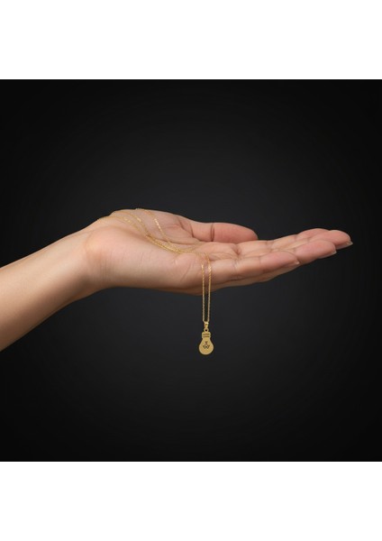 8 Ayar Altın Kolye Ucu Ampul GM1634 1 gr fiyatları