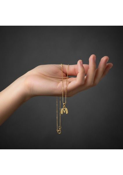 8 Ayar Altın Kolye Ucu Harf M GM2992 1 gr fiyatları