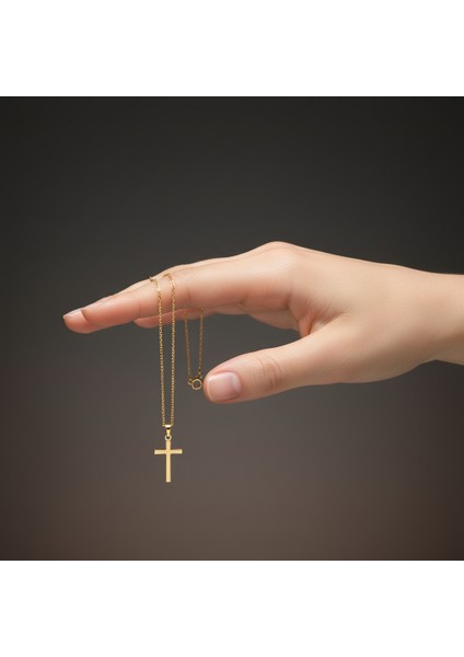 14 ayar altın kolye haç GM399 1 gr fiyatları