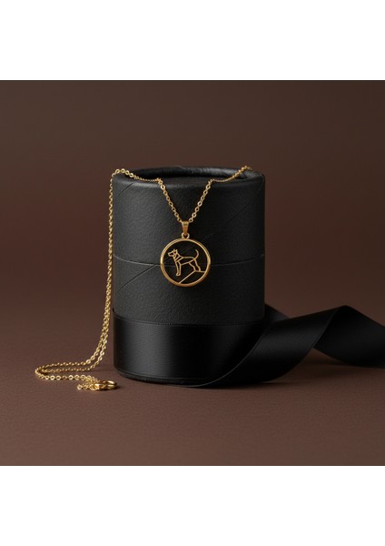 Tabitela 8 Ayar Altın Kolye Ucu Köpek GM460 1 gr modelleri