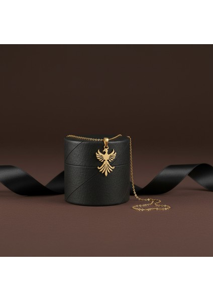 8 Ayar Altın Kolye Ucu Anka Kuşu GM1430 1 gr modelleri