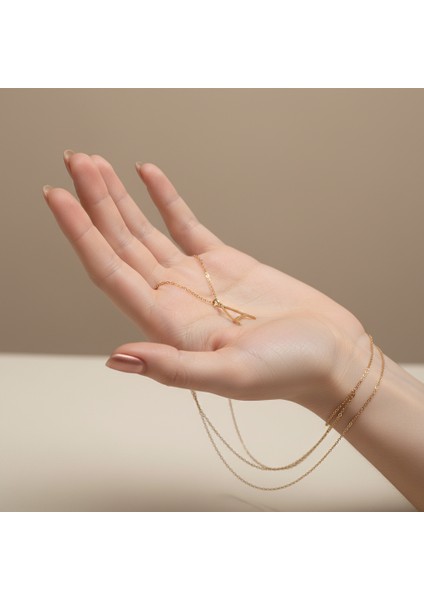 Tabitela 8 Ayar Altın Kolye Ucu "a"harfi GM141 1 gr fiyatları