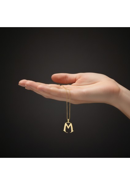 8 Ayar Altın Kolye Ucu Harf M GM3005 1 gr fiyatları