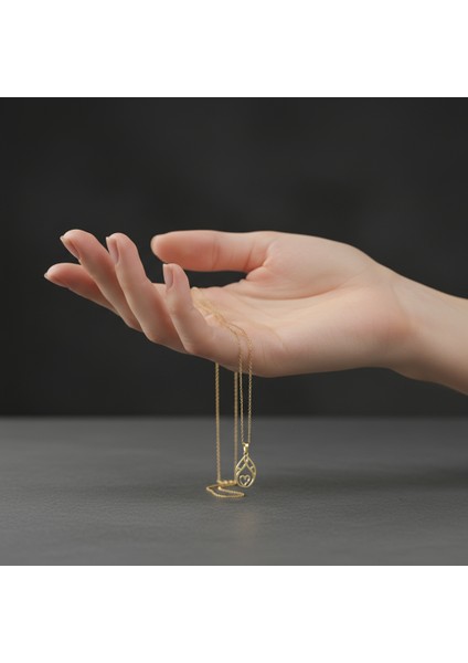 Tabitela 8 Ayar Altın Kolye Ucu Kalp GM1027 0.5 gr fiyatları