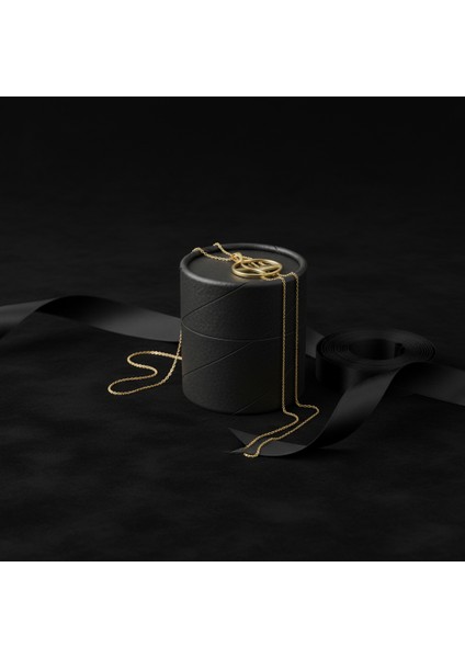 14 ayar altın kolye bulut GM533 1 gr modelleri