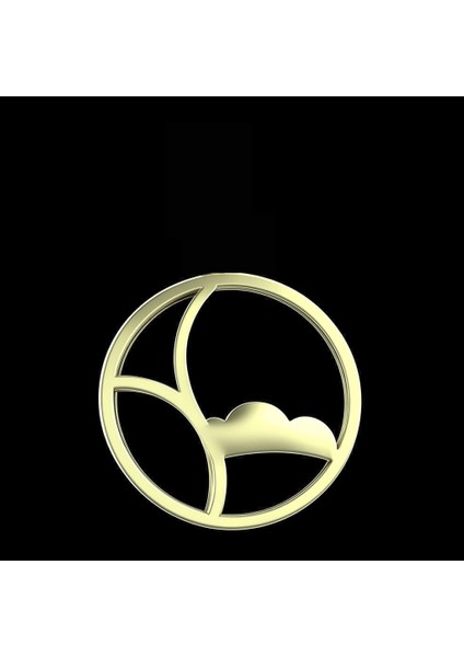 14 ayar altın kolye bulut GM533 1 gr fırsatları