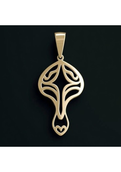 8 Ayar Altın Kolye Ucu Güzel Tasarımlar GM3190 1 gr modelleri