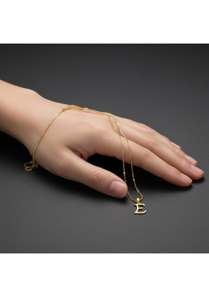 8 Ayar Altın Kolye Ucu Harf E GM2892 1 gr fiyatları