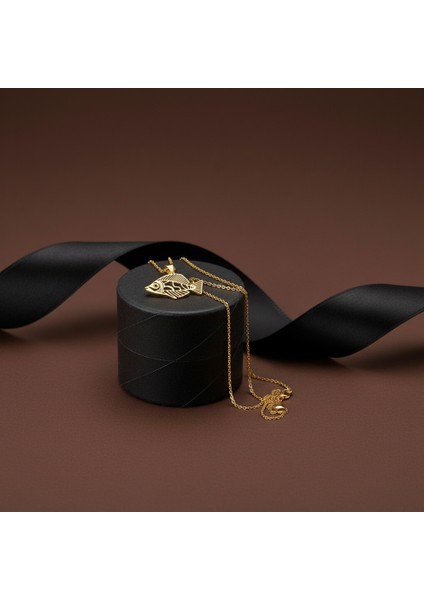 8 Ayar Altın Kolye Ucu Balık GM1723 1 gr modelleri