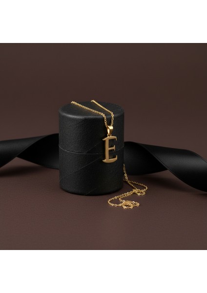 14 Ayar Altın Kolye Ucu Harf E GM2887 0.5 gr modelleri