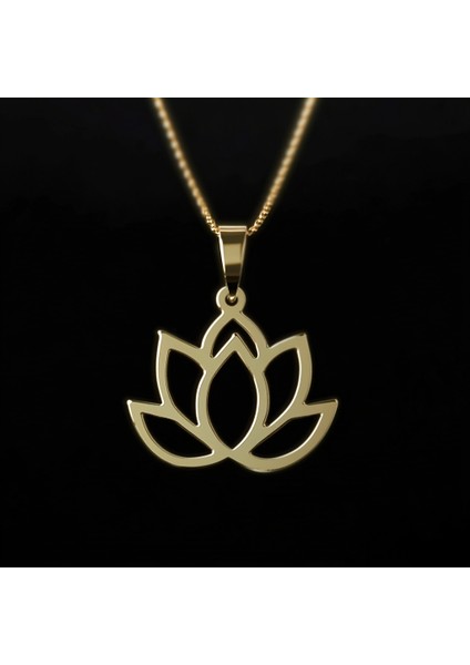 8 Ayar Altın Kolye Ucu Lotus GM1792 0.5 gr fırsatları