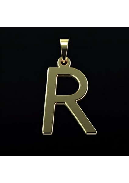 8 Ayar Altın Kolye Ucu Harf R GM3058 1 gr fırsatları