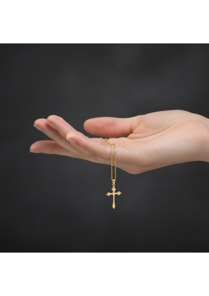 14 Ayar Altın Kolye Ucu haç GM161 1 gr fiyatları