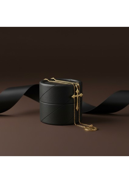 14 Ayar Altın Kolye Ucu haç GM161 1 gr modelleri