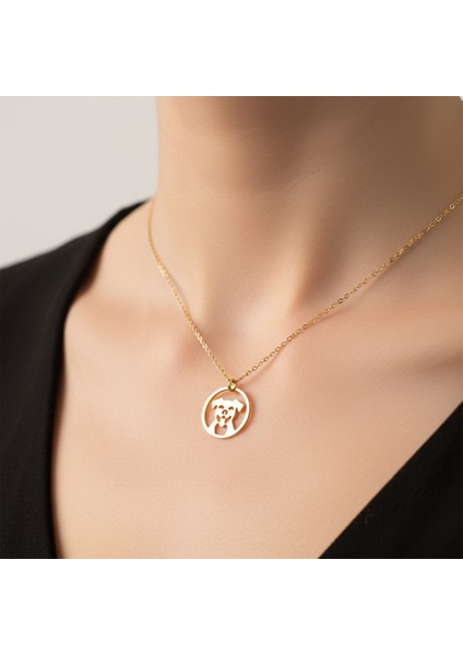 14 Ayar Altın Kolye Ucu köpek GM468 1 gr