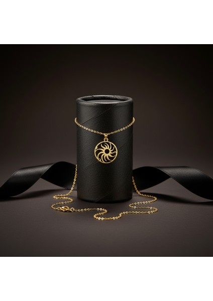 Tabitela 14 Ayar Altın Kolye Ucu Güneş GM1117 1 gr modelleri