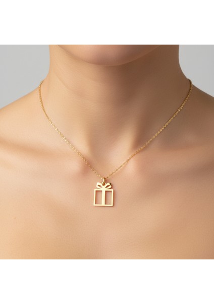 14 Ayar Altın Kolye Ucu Hediye GM335 0.5 gr