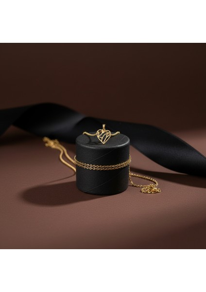 14 Ayar Altın Kolye Ucu Kalp GM1986 1 gr modelleri