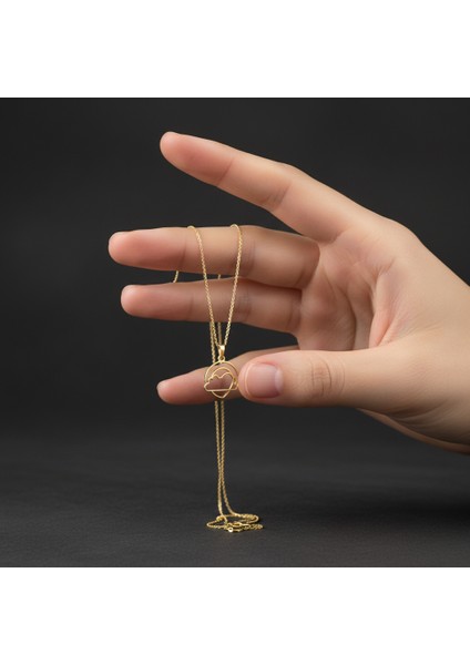 14 Ayar Altın Kolye Ucu bulut GM791 1 gr fiyatları