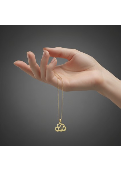 14 ayar altın kolye bulut GM543 1 gr fiyatları