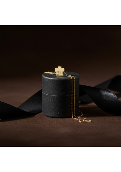 14 Ayar Altın Kolye Ucu tarak GM202 1 gr modelleri