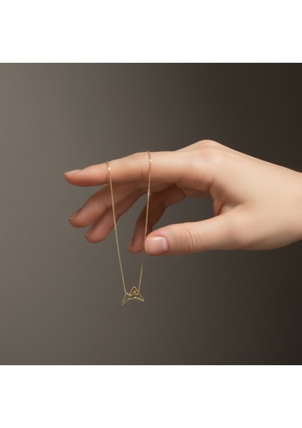 14 Ayar Altın Kolye Ucu dağ GM332 1 gr fiyatları