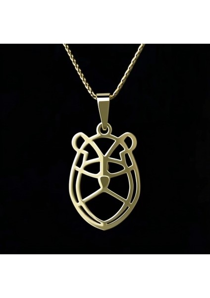 8 Ayar Altın Kolye Ucu Ayı GM1891 1 gr modelleri