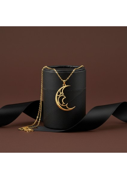 14 Ayar Altın Kolye Ucu ay GM122 1 gr modelleri