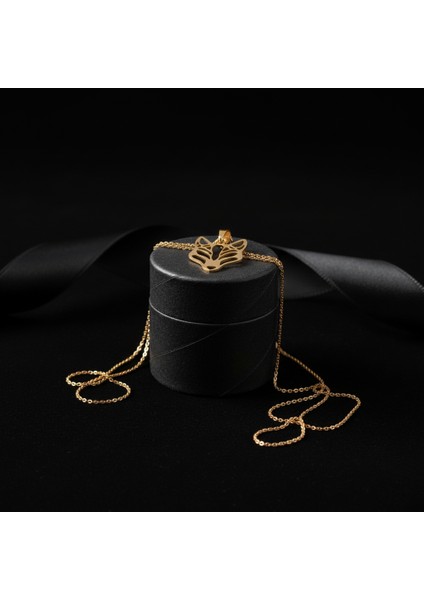 14 Ayar Altın Kolye Ucu Tülkü GM1961 1 gr modelleri