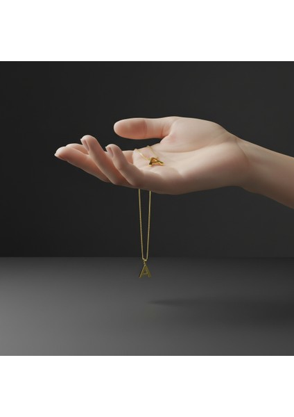 8 Ayar Altın Kolye Ucu Harf A GM2619 0.5 gr fiyatları