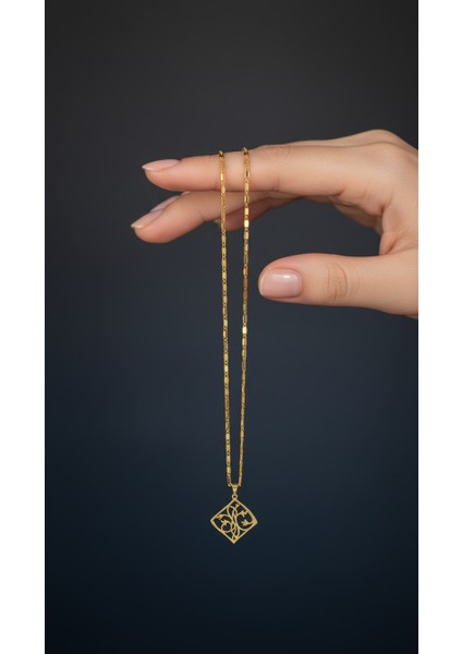 Tabitela 14 Ayar Altın Kolye Ucu Yaprak GM1170 1 gr fiyatları