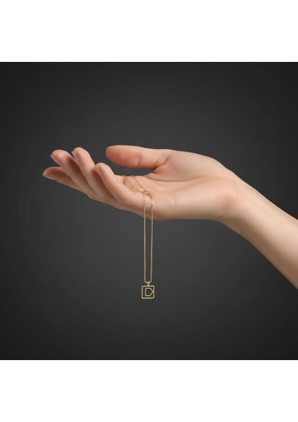 Tabitela 8 Ayar Altın Kolye Ucu "d"harfi GM625 1 gr fiyatları