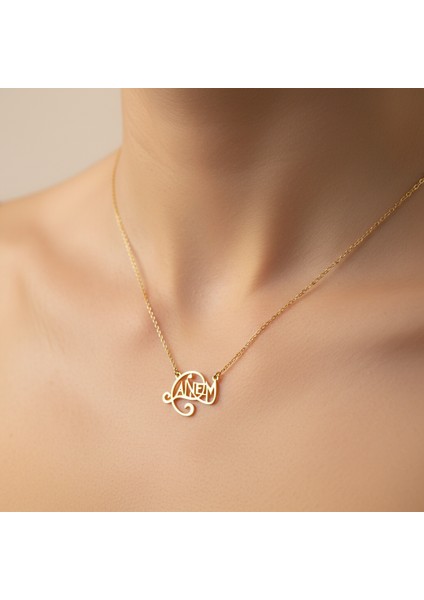 14 Ayar Altın Kolye Ucu anne GM511 1 gr