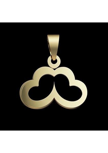 14 Ayar Altın Kolye Ucu Bulut GM3399 0.5 gr fırsatları