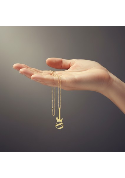 14 Ayar Altın Kolye Ucu gitar GM167 1 gr fiyatları